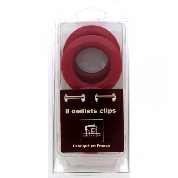 40 Anneaux à œillets Pour Rideaux – Scettar – Argent – Polypropylène