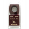 Œillets carré Ø 40mm chocolat Glossy à clipser