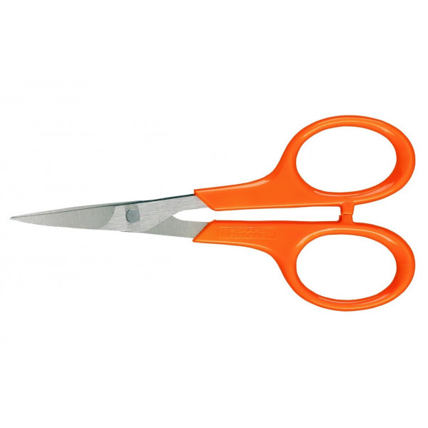 Fiskars : Ciseaux classic broderie à lames courbées 10 cm. Ambidextres